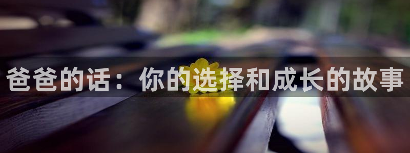 omofun动漫网在线观看：爸爸的话：你的选择和成长的故事